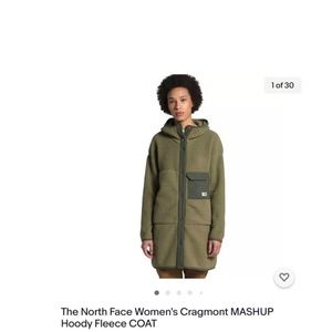 North face Womens cragmont fleece hoody mashup
